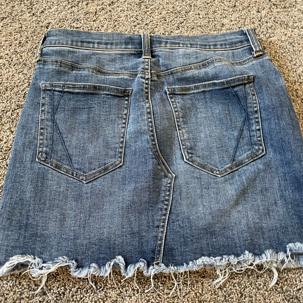 Kendall & Kylie Blue A-Line Mini Skirt
